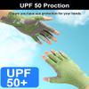 SUJAYU Fishing Gloves - Anti-slip Silicone Sailing & Kayak Gloves, UV & Sun Protection, Fly Fishing Accessories (Black, Medium) view 3