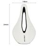 Bicycle Seat Road Bike Saddles PU Ultralight Breathable Comfortable Seat Cushion Bike Racing Saddle Parts Components (White) view 2