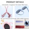 SJBNCai Baby flower Sunglasses with Strap girls Flexible Bendable Polarized Sunglasses for Infant Boys Girls 0-24 Months view 4