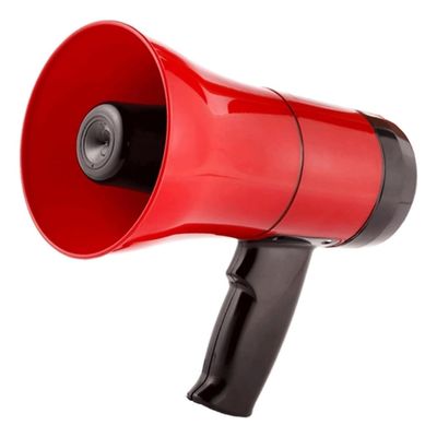 KYUSAR Handheld Megaphones Bullhorn Handheld Megaphone Recording Megaphones with Volume Control Modern Bullhorn Speaker Portable Outdoor Speaker Megaphone Speaker