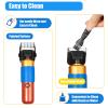 DilraTal Electric Sheep Shears Clippers Carpet Trimmer, Portable Animal Shave Grooming Farm, Farm Livestock Grooming Kit with Replaceable Blade for Dogs Cat Goat, 36W 6.9 * 1.7in, Aluminum Alloy view 4