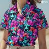 GEPOS Farm Animal Print Short Sleeve Hawaiian Shirt, Funny Pattern Casual Button Shirt, Summer Shirt, Birthday Gifts view 4
