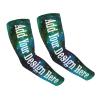 GRAXILON Personalized Arm Sleeve Customized Logo Name Breathable Sleeves Covers for Cycling Football Baseball, BlueViolet view 2