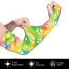 RUAYSNI Dog Paw Cooling Arm Sleeves - Summer Sun Protection for Men Women - Ice Silk Cover for Outdoor Sports, Baseball, Cycling, Golf, Running view 3
