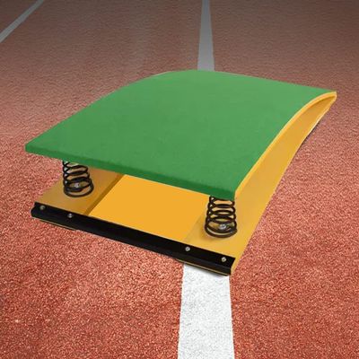 exproyzk Junior Springboard for Gymnastics - Spring-Loaded Springboards - Non-Slip Padded Carpet - for Athletics, Flips, Gymnastics, Martial Arts (Color : Green, Size : 80x50x20cm)