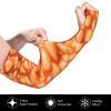 Baked Beans Cooling Arm Sleeves Cover Summer Sun Protection Arm Sleeves For Men Women Outdoor Sports Ice Silk Arm Sleeves For Baseball Cycling Golf Running view 3