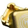 Aosekaa Billiard Chalk Storage Box Snooker Chalk Box Container Practical Tool Square Accessories Pool Cue Chalk Holder for Beginner, Gold view 3