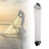 Amagogo Fishing Net Fishing Fish Gill Net Mesh Easy Throw with Float Fishing Cast Net, 20M view 3