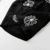 BIVENANT Black Linen Pants Women Summer Casual Loose Pants Cotton Pants Wide Leg Pants Elastic Waist Pants Capri Pants Cropped Pants view 4