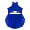 HULIJA Kids Girls Ballet Lyrical Dance Dress Sleeveless Rhinestone Figure Ice Skating Dress Dancewear Blue 6 Years view 4