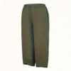 BIVENANT Green Linen Pants for Women Cotton Pants Casual Summer Pants Capri Pants Elastic Waist Pants Wide Leg Trousers Cropped Pants view 3