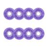 NineFit Basics Roller Skate Wheels Indoor/Outdoor Inline Wheels 85A 68mm 70mm 72mm Inline Replacement Wheels Pink and Purple 8 Pack view 1