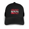 Silk Style Flag of Austria Baseball Cap Women Men Hat Outdoor Leisure Sun Hat Adjustable Truck Driver Baseball Caps Dad Hats Black view 3