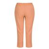 BIVENANT Orange Linen Pants for Women Cotton Pants Casual Summer Pants Capri Pants Elastic Waist Pants Wide Leg Trousers Cropped Pants view 3