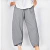 BIVENANT Cotton Pants for Women Casual Pants for Women Summer Pants for Women Capri Pants for Women Elastic Waist Pants for Women Cropped Wide Leg Pants for Women Linen Trousers for Women view 2