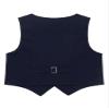JEATHA Kids Boys 2-Button Formal Dressy Vest V Neck Single-Breasted Waistcoat for Wedding Birthday Party Navy Blue 12 Years view 2