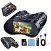 Digital Night Vision Goggles Binoculars for Adults, 36MP 4K 8X Infrared Night Vision Scopes Head Mount with 32GB TF Card 3.2" TFT Screen for Save Photo & Video (NV2180)