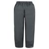 BIVENANT Women's Grey Cotton Linen Elastic Waist High Rise Palazzo Pants, Size 4X-Large to 5XL, Casual Summer Loose Pants view 4