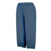 BIVENANT Blue Linen Pants Women Summer Casual Loose Pants Cotton Pants Wide Leg Pants Elastic Waist Pants Capri Pants Cropped Pants view 3
