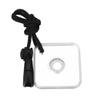 TUEQE Signal Mirror,Outdoor Multifunctional Survival Emergency Rescue Reflective Signal Mirror Tool Portable Practical Self-Help Tool for Camping,Hunting,Skiing,Hiking,2.24 * 2.24 * 0.27 inch,2pcs view 4