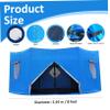 CUCUFA 8ft Trampoline Cover, Waterproof Oxford Cloth Trampoline Tent with Window and Skylight, Trampoline Canopy with Zipper and Strap Fit for 6 Straight Pole Trampoline, Trampoline Canopy view 3