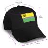 Unity Flag St Martin Baseball Cap Women Men Hat Outdoor Leisure Sun Hat Adjustable Truck Driver Baseball Caps Dad Hats Black view 2