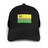 Unity Flag St Martin Baseball Cap Women Men Hat Outdoor Leisure Sun Hat Adjustable Truck Driver Baseball Caps Dad Hats Black view 3