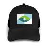 Flag of Park City, Kansas Baseball Cap Women Men Hat Outdoor Leisure Sun Hat Adjustable Truck Driver Baseball Caps Dad Hats Black view 3