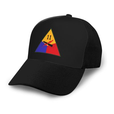 11th Us Armored Division SSI Baseball Cap Women Men Hat Outdoor Leisure Sun Hat Adjustable Truck Driver Baseball Caps Dad Hats Black
