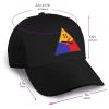 11th Us Armored Division SSI Baseball Cap Women Men Hat Outdoor Leisure Sun Hat Adjustable Truck Driver Baseball Caps Dad Hats Black view 2