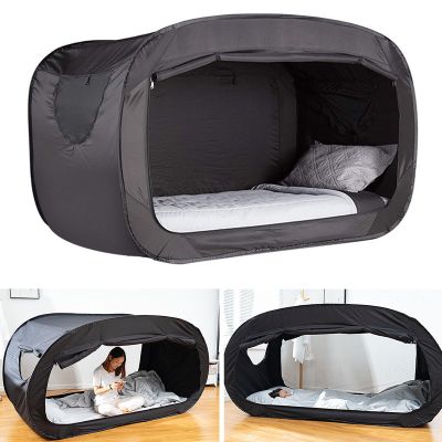 Gazaar Outdoor Folding Bed Tent Camping Fully Enclosed Shading Bed Tent, Up Tent for Indoor Use Bed Canopy for Sleeping Bed Tent, Portable Bed Tent (A)