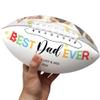 Jaydouble Custom Footballs Fathers Festival Day Gift Personalized Photo Football Dad Birthday Gift Customized Football with Photo Text Gifts for Christmas Anniversary Birthday Gifts for Dad view 3