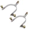 Changor Stainless Steel Horse Spurs, Professional Manufacturing 2PCS Horse Boot Spurs for Horse