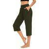 Womens Cargo Capri Pants with Pockets Lightweight Joggers Yoga Hiking Pants Workout Sweatpants Summer Casual Trousers view 2