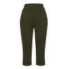 Womens Cargo Capri Pants with Pockets Lightweight Joggers Yoga Hiking Pants Workout Sweatpants Summer Casual Trousers view 3