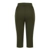 Womens Cargo Capri Pants with Pockets Lightweight Joggers Yoga Hiking Pants Workout Sweatpants Summer Casual Trousers view 4