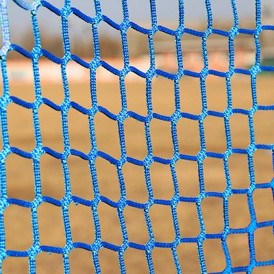Large Sports Stadium Separation Fence Net,Knotless Polyester Goal Net for Soccer,Kids Playground Safety Protective Netting Blue,Children Anti-Fall Net for Balc(Size:0.8Mx1M2.62FTx3.28FT,Color:Blue)