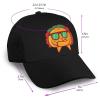 Lovely Burrito Baseball Cap Women Men Hat Outdoor Leisure Sun Hat Adjustable Truck Driver Baseball Caps Dad Hats Black view 2