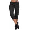 Womens Cargo Capri Pants with Pockets Lightweight Joggers Yoga Hiking Pants Workout Sweatpants Summer Casual Trousers view 1