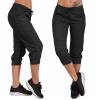 Womens Cargo Capri Pants with Pockets Lightweight Joggers Yoga Hiking Pants Workout Sweatpants Summer Casual Trousers view 2