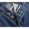 Men's Casual Distress Jeans Straight Fit Washed Denim Pants Destroyed Ripped Tapered Vintage Jean (Blue,34) view 4