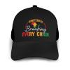 Juneteenth Breaking Every Chain Baseball Cap Women Men Hat Outdoor Leisure Sun Hat Adjustable Truck Driver Baseball Caps Dad Hats Black view 3