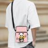 TSOVTHRID Panda Sunflower Music Notes Love Dots Crossbody Bag for Kids Girls Boys, 2 Layer Lightweight Shoulder Bag Messenger Sling Bags for Cell Phone Passport Wallet view 3
