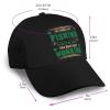 The Worst Day Fishing Baseball Cap Women Men Hat Outdoor Leisure Sun Hat Adjustable Truck Driver Baseball Caps Dad Hats Black view 2