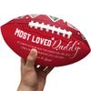 Jaydouble Custom Footballs Fathers Festival Day Gift Personalized Photo Football Dad Birthday Gift Customized Football with Photo Text Birthday Gifts for Dad Gifts for Christmas Anniversary view 3