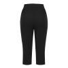 Women Womens Cargo Capris Summer Casual Drawstring High Waisted Hiking Jogger Pants Lightweight Outdoor Cotton Capri Pants view 4