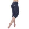 Womens Cargo Capri Pants with Pockets Lightweight Joggers Yoga Hiking Pants Workout Sweatpants Summer Casual Trousers view 4
