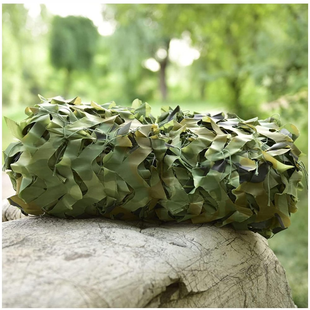 LTSRLL Camouflage Net Blinds Camo Netting Waterproof Breathable Sunscreen Nets for Hunting, Decoration, Sunshade, Party, Car Cover, Shooting (Size : 3x3.5m/10x11.5ft)
