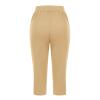 Womens Cargo Capri Pants with Pockets Lightweight Joggers Yoga Hiking Pants Workout Sweatpants Summer Casual Trousers view 4