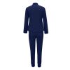 SMIDOW two piece sets for women plus size Blazer Sets Women 2 Piece Outfits Trendy 2024 Open Front Blazer And Pant Set Business Casual Office Work Suits traveling outfits women Navy S view 3